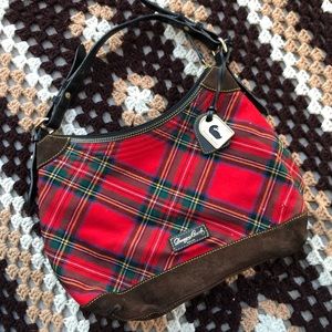 DOONEY & BOURKE PLAID TARTAN ERICA PURSE